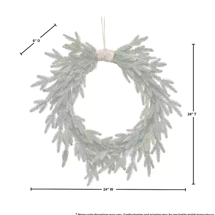 Clearance Twine Bound Fir Branch Wreath Wreaths