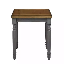 Kirklands Home Coffee Tables|Two Tone Coffee Table and End Tables, Set of 3 Gray