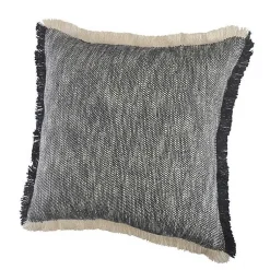 New Two-Tone Navy Woven Accent Pillow Pillows