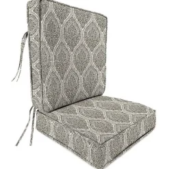 Kirklands Home Outdoor Cushions & Pillows|Umber Medallion Outdoor Deep Seat Cushion Brown