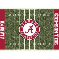 Kirklands Home Area Rugs|University of Alabama Home Field Area Rug, 6x8 Green