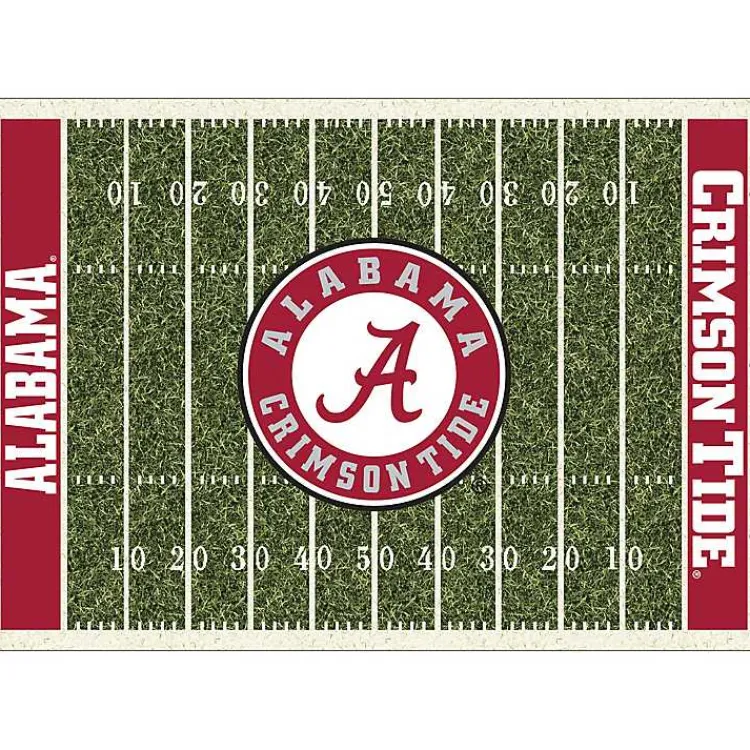Kirklands Home Area Rugs|University of Alabama Home Field Area Rug, 6x8 Green