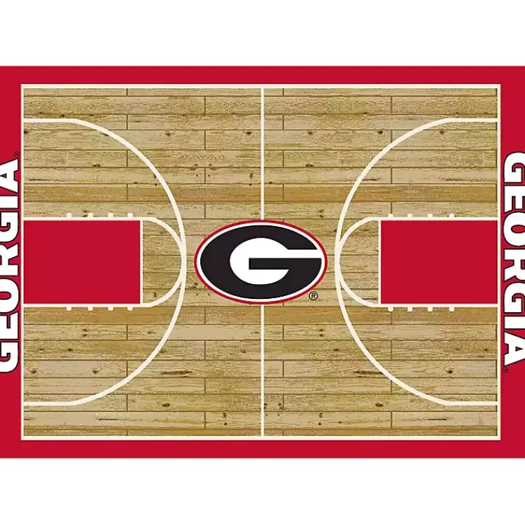 Kirklands Home Area Rugs|University of Georgia Courtside Area Rug, 4x6
