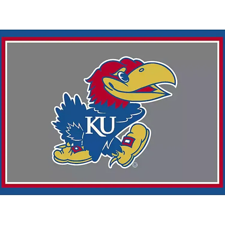 Kirklands Home Area Rugs|University of Kansas Area Rug, 4x6
