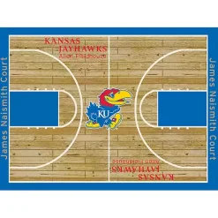Kirklands Home Area Rugs|University of Kansas Courtside Area Rug, 4x6