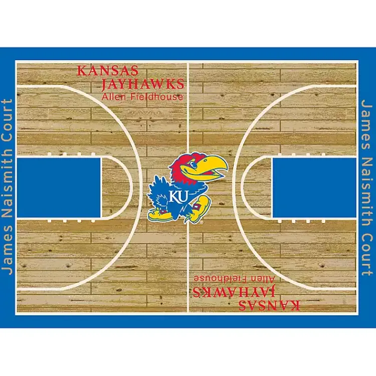 Kirklands Home Area Rugs|University of Kansas Courtside Area Rug, 4x6