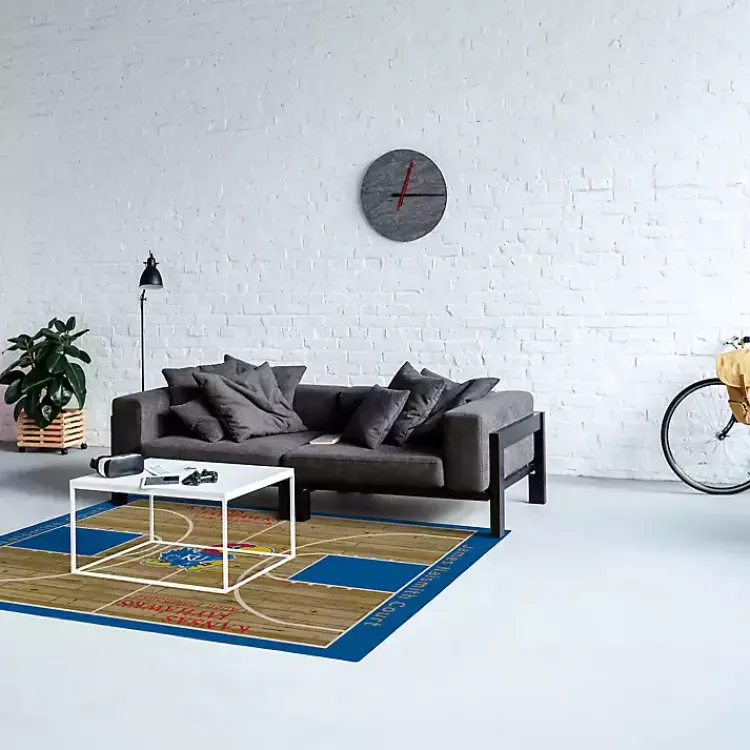 Kirklands Home Area Rugs|University of Kansas Courtside Area Rug, 4x6