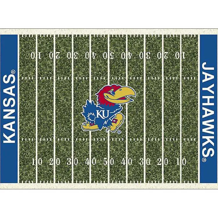 Kirklands Home Area Rugs|University of Kansas Homefield Area Rug, 6x8