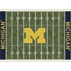 Kirklands Home Area Rugs|University of Michigan Homefield Area Rug, 6x8