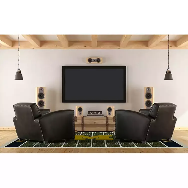 Kirklands Home Area Rugs|University of Michigan Homefield Area Rug, 6x8