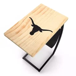 Kirklands Home Accent & End Tables|University of Texas Wood C-Table Tan