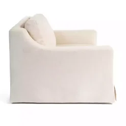 Kirklands Home Accent Chairs|Upholstered Weekend Swivel Accent Chair Ivory