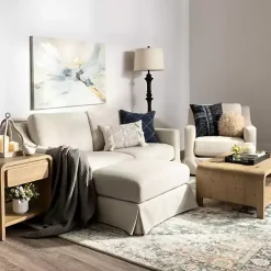 Kirklands Home Accent Chairs|Upholstered Weekend Swivel Accent Chair Ivory