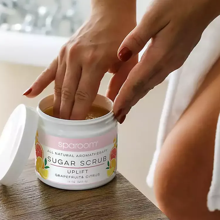 Kirklands Home Bathroom Accessories|Uplift Bath Bundle Gift Set Orange