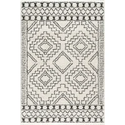 Kirklands Home Area Rugs|Vailiki Moroccan Tribal Tassel Area Rug, 5x7
