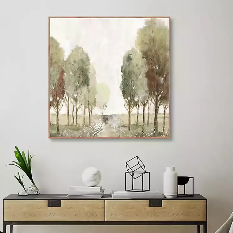 Kirklands Home Canvas Art|Valley of Green Framed Canvas Art Print