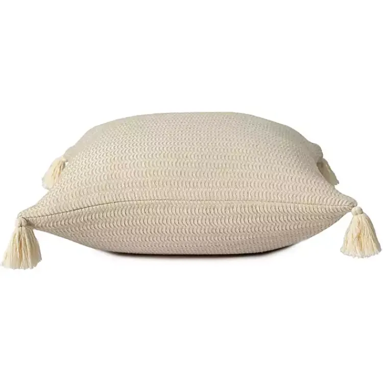 New Vanilla Trapeze Organic Cotton Throw Pillow Pillows