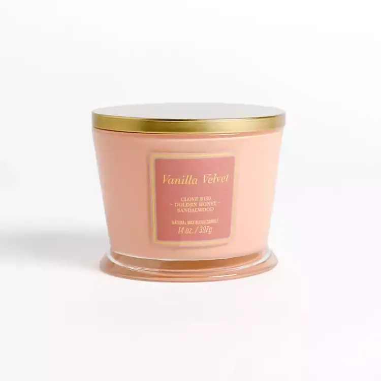 Vanilla Velvet 14 oz. 3-Wick Candle Candles