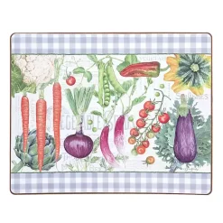 Kirklands Home Table Linens|Vegetable Garden Hardboard Placemats, Set of 6 Multi