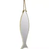 Kirklands Home Decorative Mirrors|Vertical Fish Mirror with Rope Hanger