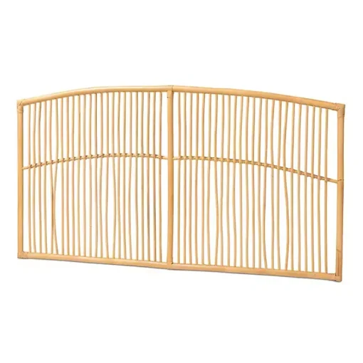 Kirklands Home Beds & Headboards|Vertical Weave Rat Queen Headboard Tan