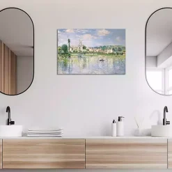 Kirklands Home Canvas Art|Vetheuil in Summer Canvas Art Print