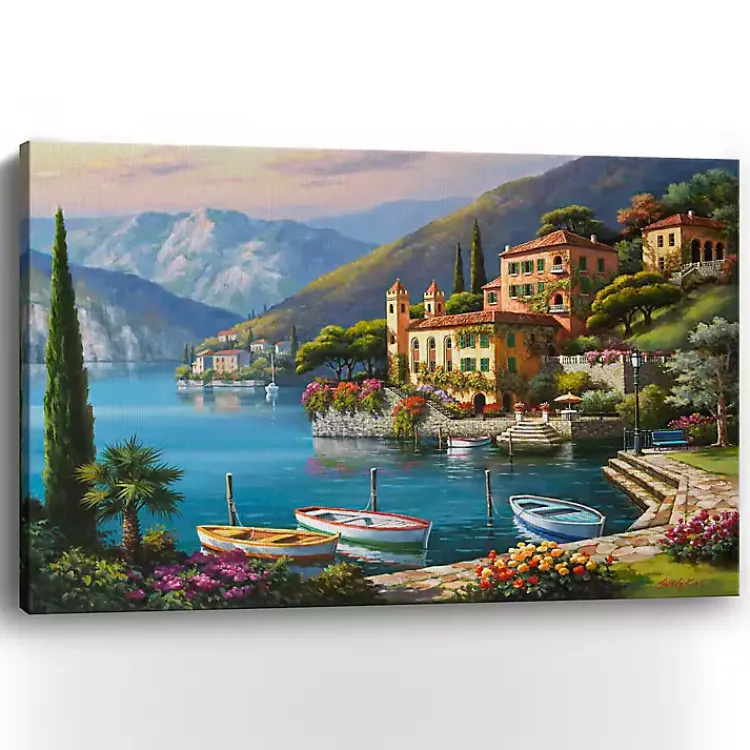Kirklands Home Canvas Art|Villa Bella Vista Canvas Art Print, 48x32 in.