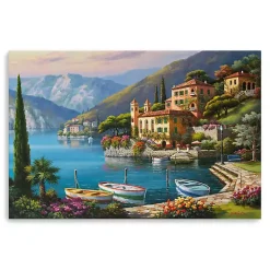 Kirklands Home Canvas Art|Villa Bella Vista Canvas Art Print, 60x40 in.