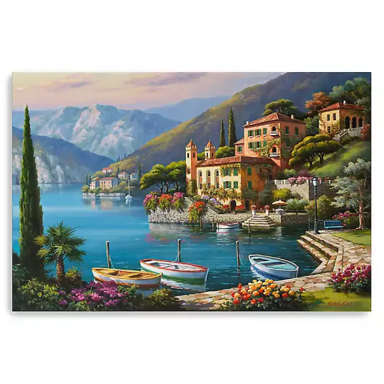 Kirklands Home Canvas Art|Villa Bella Vista Canvas Art Print, 60x40 in.