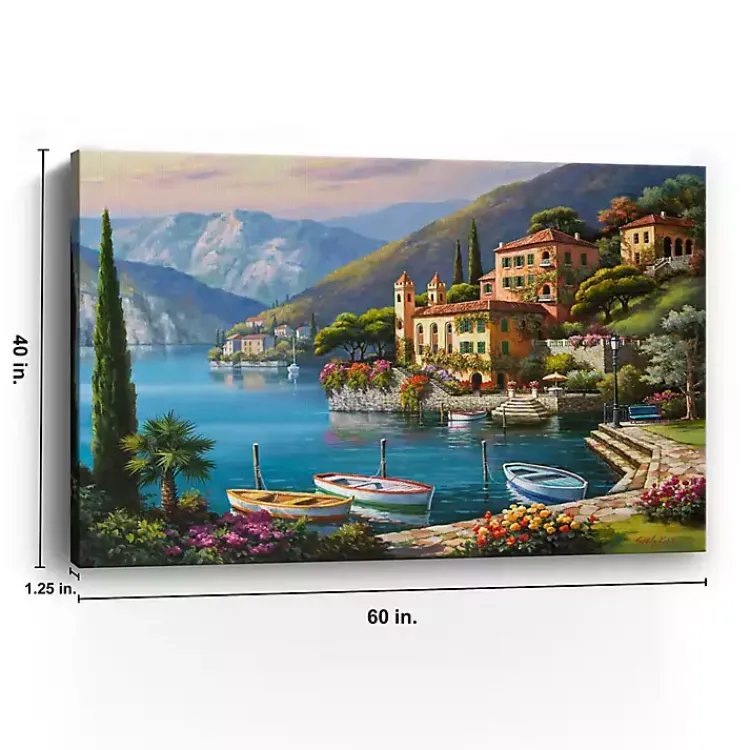 Kirklands Home Canvas Art|Villa Bella Vista Canvas Art Print, 60x40 in.