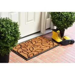 Kirklands Home Doormats|Vine Leaves Swirl Doormat, 36x24 in.