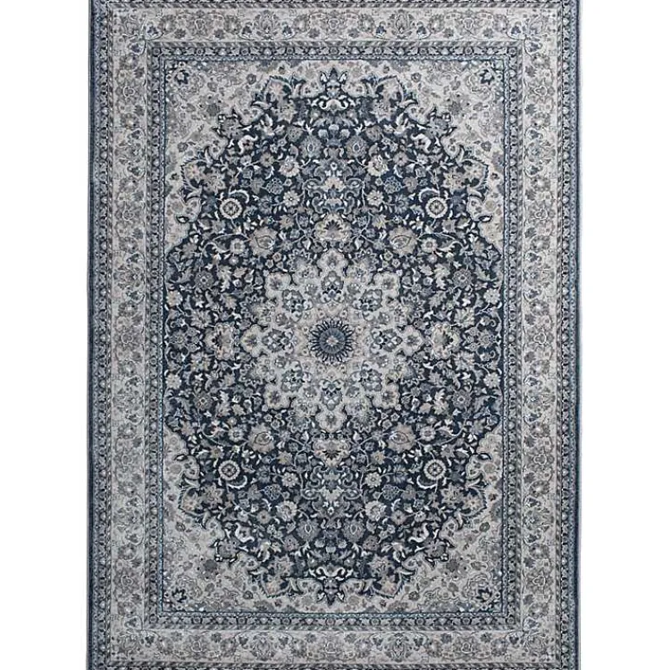 Kirklands Home Area Rugs|Vintage Medallion Area Rug, 5x7 Blue