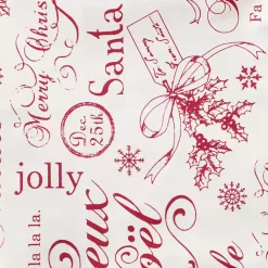 Best Vintage Christmas Print Napkins, Set of 6 Christmas Dining & Entertaining