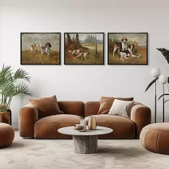 Kirklands Home Framed Art|Vintage Dog Duo Framed Art Print