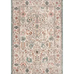 Kirklands Home Area Rugs|Vintage Floral Lenore Area Rug, 5x7 Multi