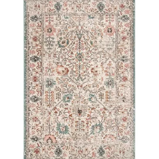 Kirklands Home Area Rugs|Vintage Floral Lenore Area Rug, 5x7 Multi