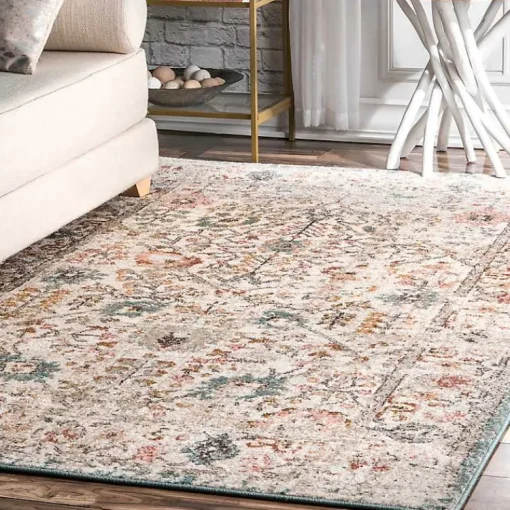 Kirklands Home Area Rugs|Vintage Floral Lenore Area Rug, 5x7 Multi