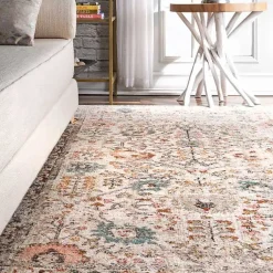 Kirklands Home Area Rugs|Vintage Floral Lenore Area Rug, 5x7 Multi