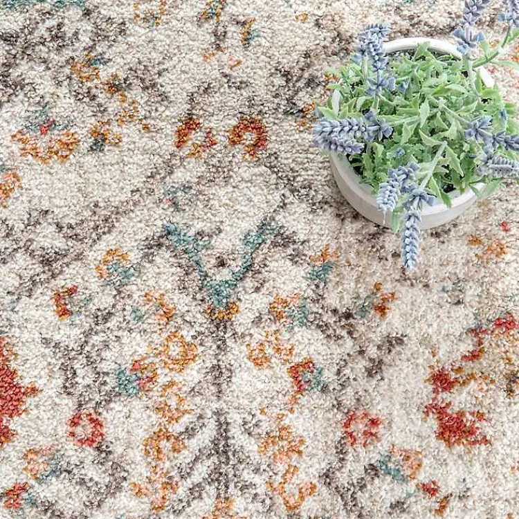 Kirklands Home Area Rugs|Vintage Floral Lenore Area Rug, 5x7 Multi