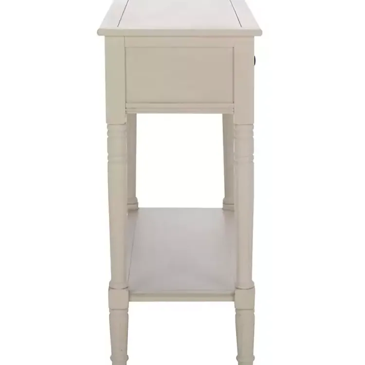 Kirklands Home Console Tables|Vintage 2-Drawer Samantha Console Table Gray
