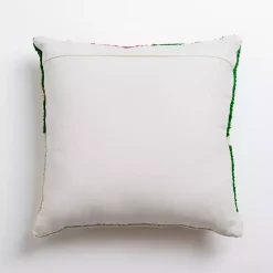 Vintage Jolly Santa Hooked Christmas Pillow Christmas Pillows