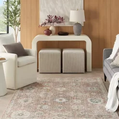 Kirklands Home Area Rugs|Vintage Rust Oushak Area Rug, 5x7