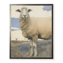 Hot Vintage Sheep Framed Art Print Easter Decorations