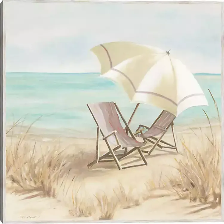 Kirklands Home Canvas Art|Vintage Vacation II Framed Canvas Art Print