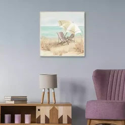 Kirklands Home Canvas Art|Vintage Vacation II Framed Canvas Art Print