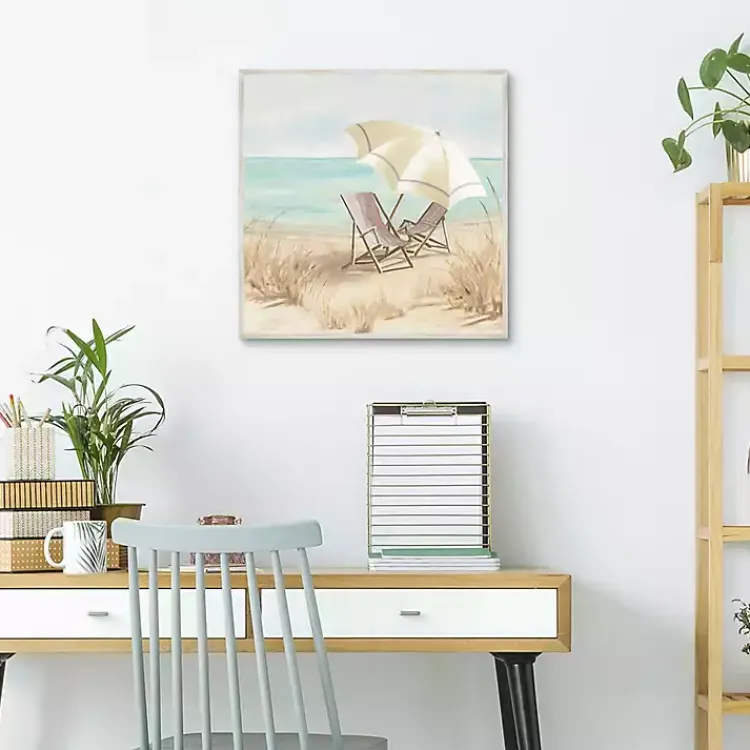 Kirklands Home Canvas Art|Vintage Vacation II Framed Canvas Art Print