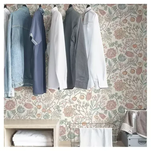 Kirklands Home Wall Murals & Wallpaper|Vintage Woodland Floral Peel & Stick Wallpaper