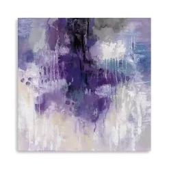 Kirklands Home Canvas Art|Violet Rain Canvas Art Print Blue