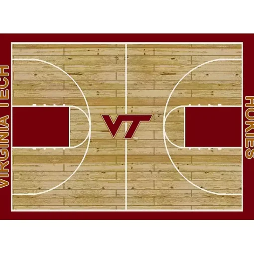 Kirklands Home Area Rugs|Virginia Tech Courtside Area Rug, 4x6