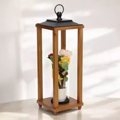 Best Vivora Wooden Open Lantern, 24 in. Lanterns